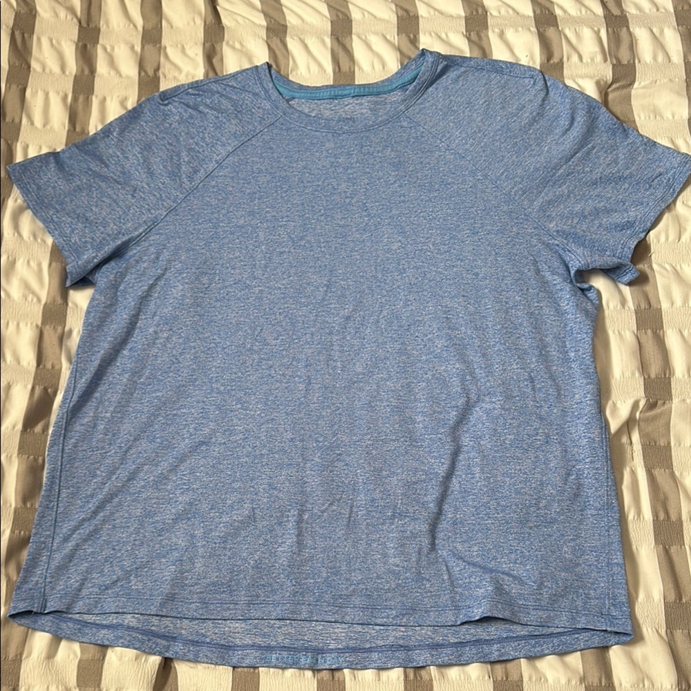 Womens Blue short sleeve Shirt
